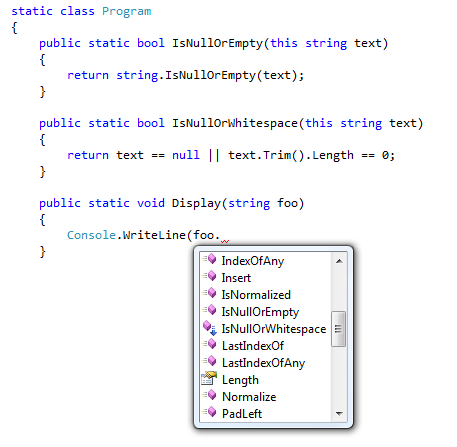 Extension Method In C#